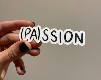 PASSION, PA/Physician Assistant Passion Sticker