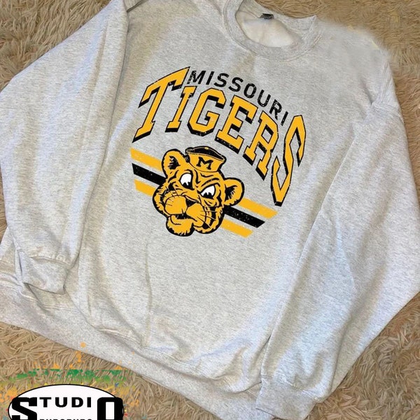 Vintage MTIGER inspiriert Sweatshirt, Universität von Missouri Shirt, PNG Shirt, Fußball, Basketball T-Shirt, Vintage Shirt, Unisex Shirt