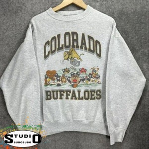 Vintage University Colorado Buffaloes Football Sweatshirt, CU Buffaloes Shirt, Retro CU Boulder 1990 Shirt, Colorado Buffalo Shirt