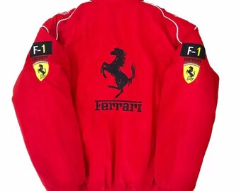 Nascar Jacket Ferrari Vintage Racing Jacket 90s Ferrari Jacket