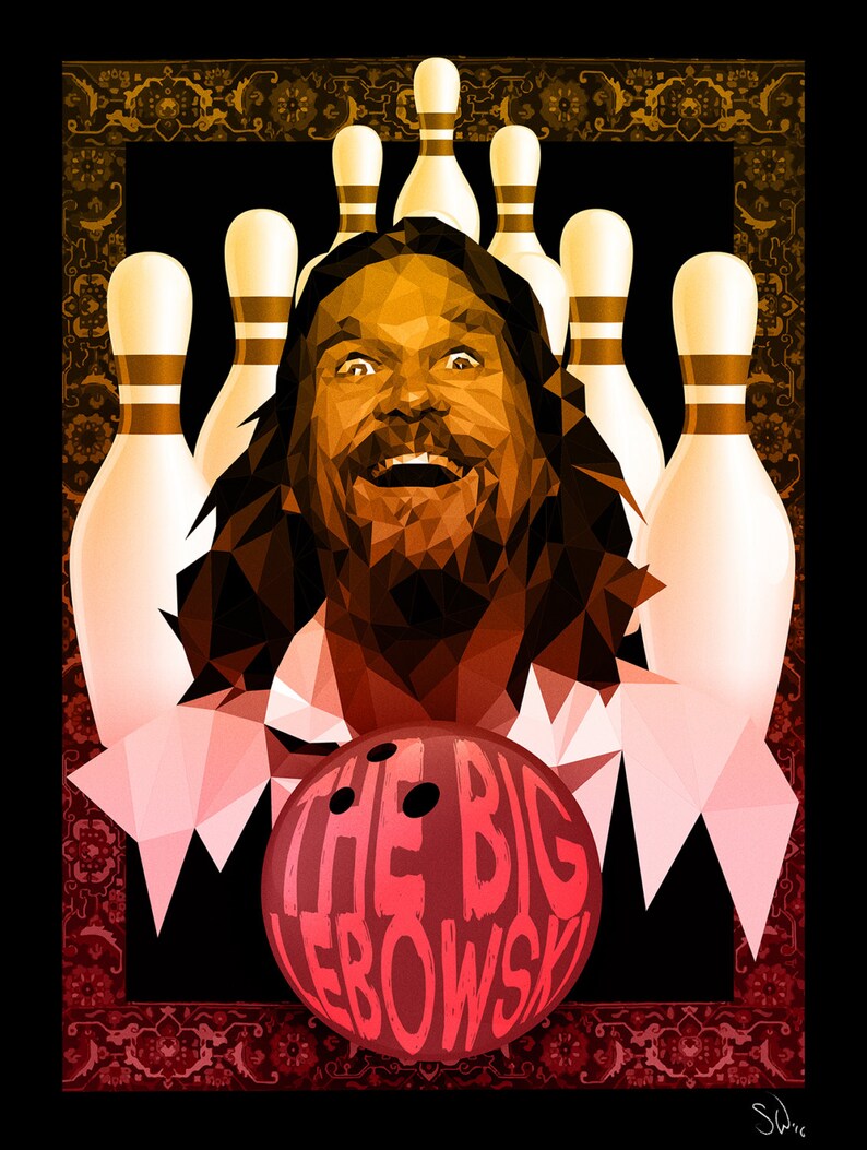 Nice Marmot Hey Alternative The Big Lebowski Movie Poster