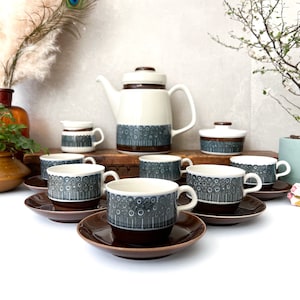 Rorstrand Amanda Coffee Set, Vintage Scandinavian Design, Rorstrand Sweden