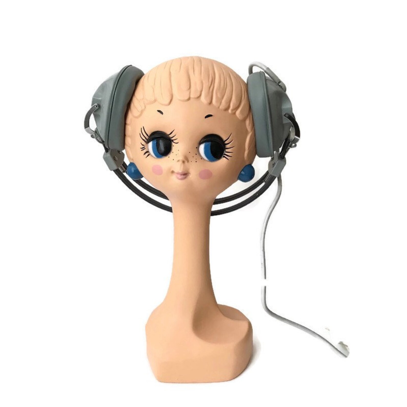 Vintage Twiggy Mannequin Head Display Head Vintage Retro Etsy