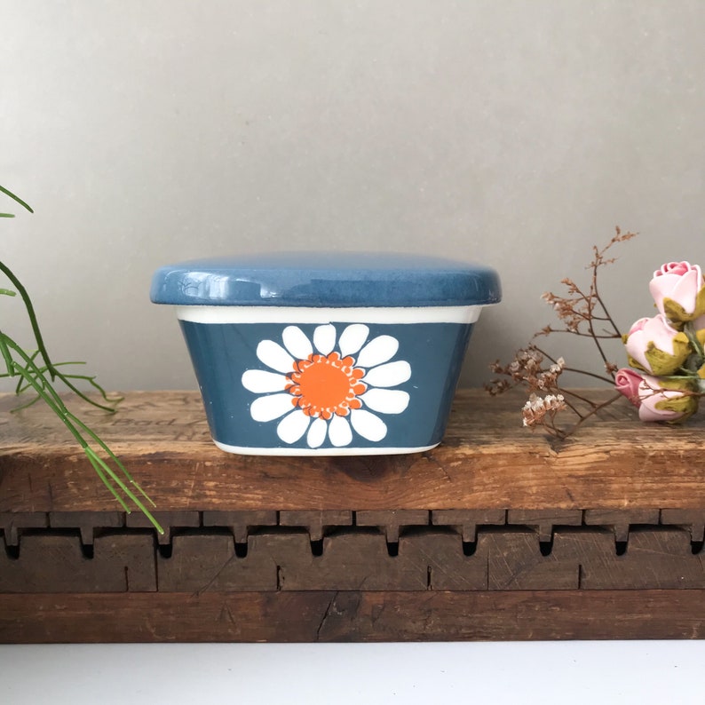 Rare Figgjo Flint Daisy Butter Dish Figgjo Flint Norway Turi Etsy