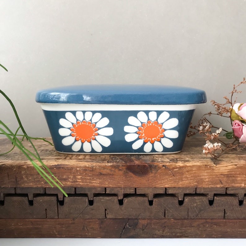 Rare Figgjo Flint Daisy Butter Dish Figgjo Flint Norway Turi Etsy