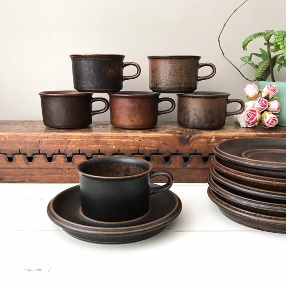 アラビア ルスカ コーヒーカップ＆ソーサー、ヴィンテージ