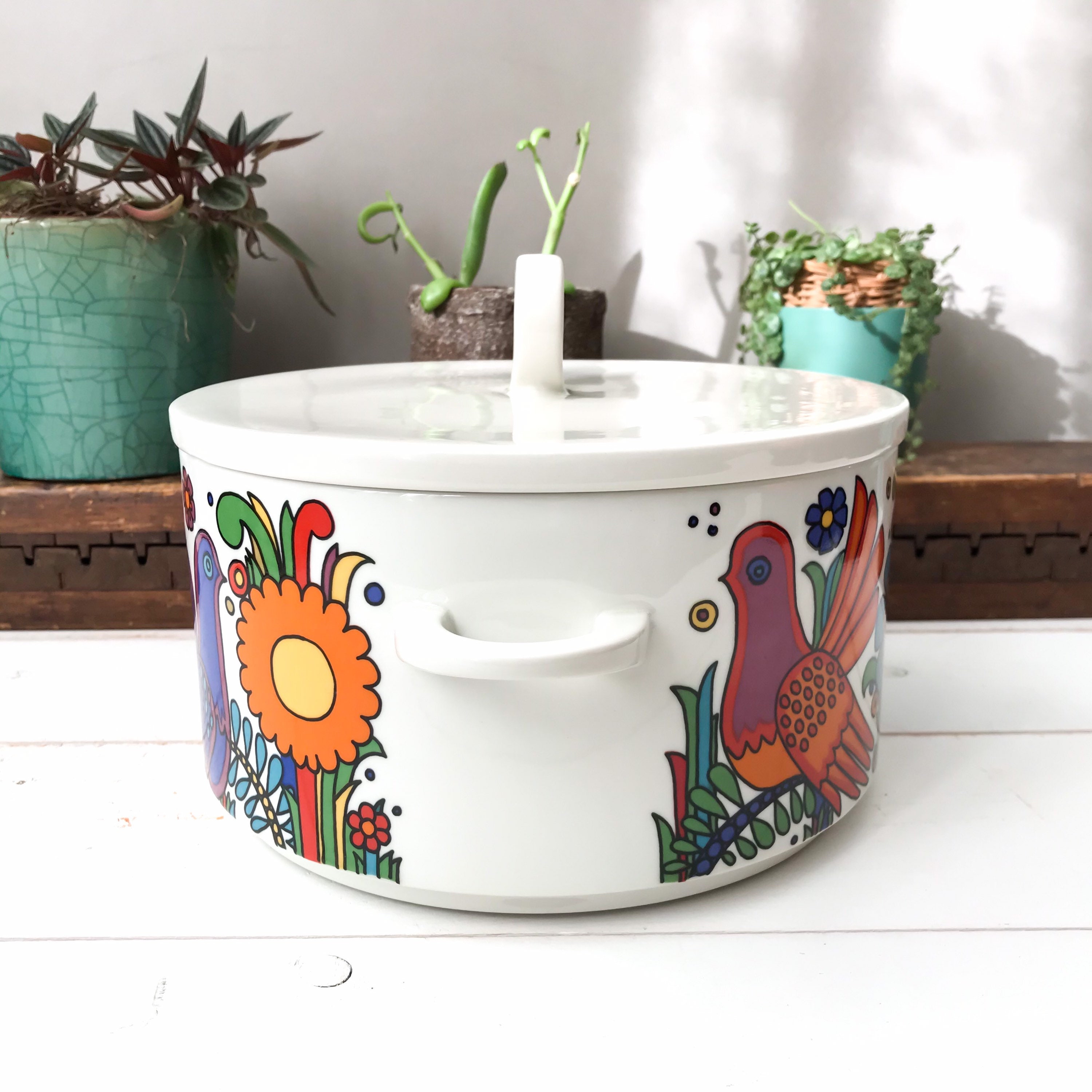 Villeroy & Boch Acapulco Soup Tureen, 70s Boho Ovenware - Etsy Israel