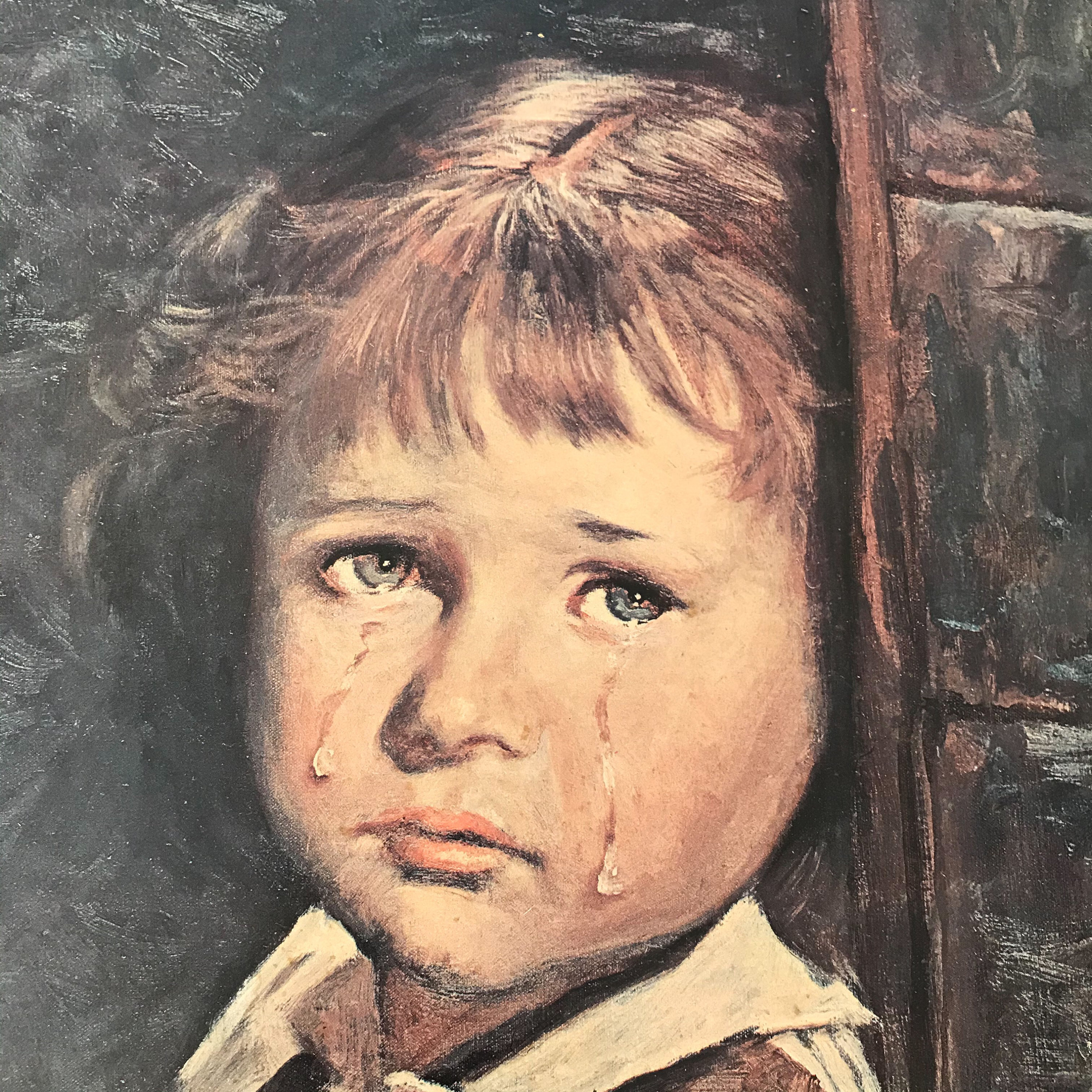 Die Weinenden Kinder Von Bragolin Wert 1x 70s Vintage Bild Weinendes Kind By Giovanni Bragolin, 57% OFF