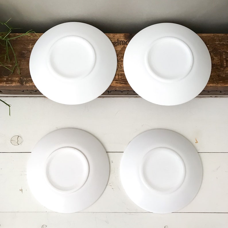 Arcopal Lotus Large Cups & Saucers Retro Floral Pattern Soup Etsy