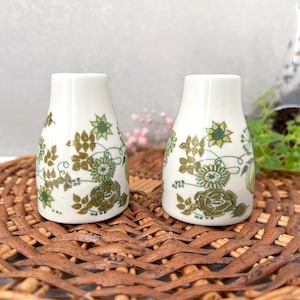 Vintage Figgjo Flint Market Salt & Pepper Shakers, Figgjo Flint Norway, Turi design, 60&#39;s Scandinavian Kitchenware