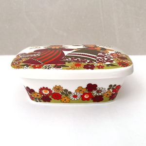 Never Used, Figgjo Flint Folklore, Butter Dish, Butter Box, Vintage Figgjo Flint Norway, 60&#39;s Scandinavian Tableware