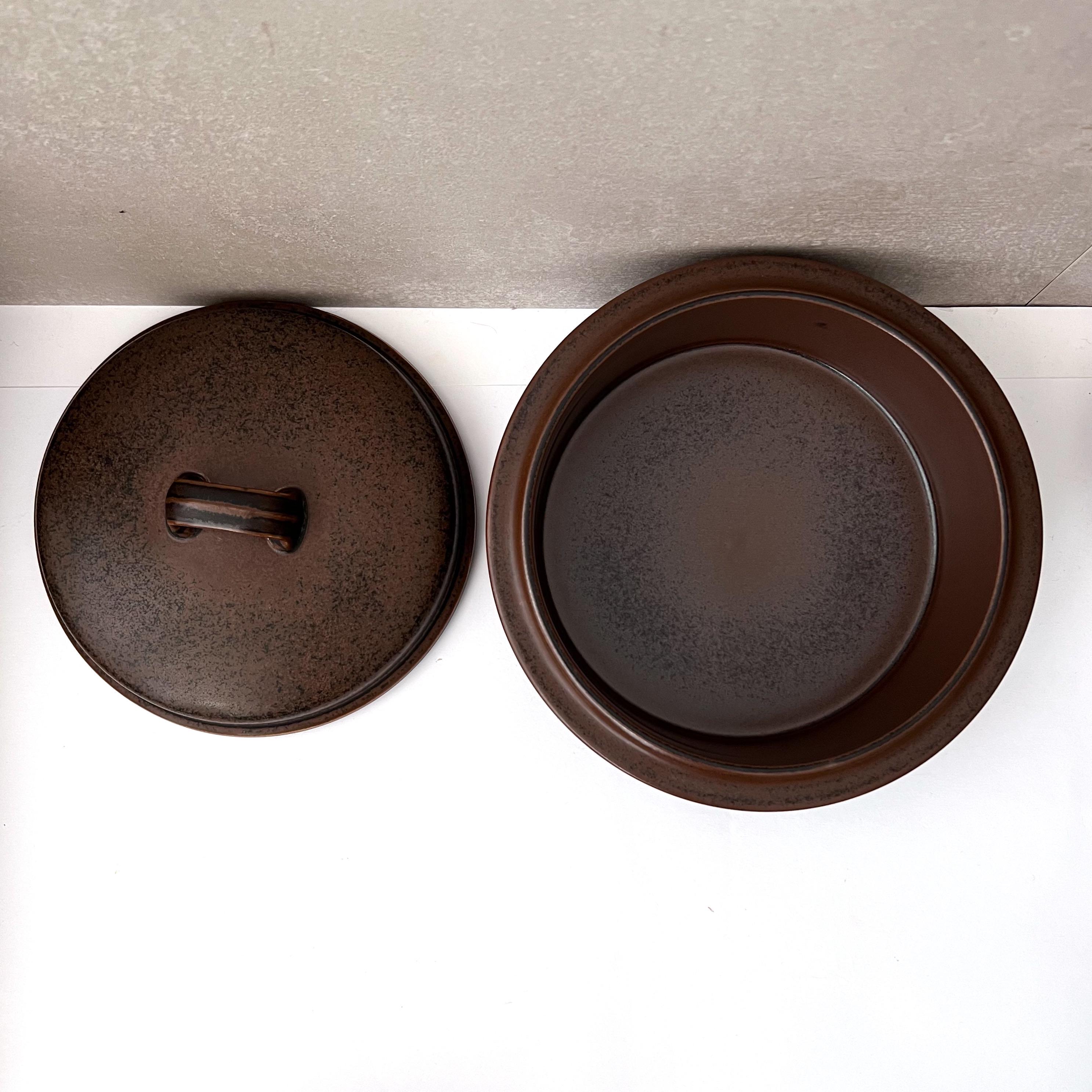 ヴィンテージ アラビア ルスカ キャセロール皿（蓋付き）、ミッド