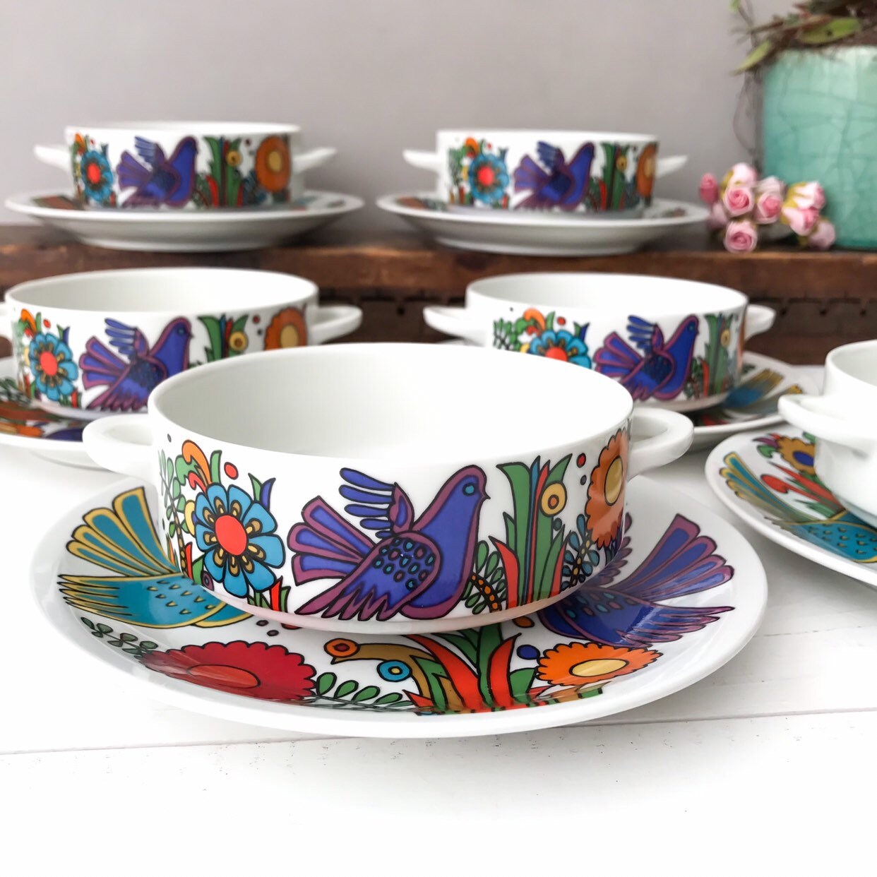 ビレロイボッホアカプルコフォンデュ皿