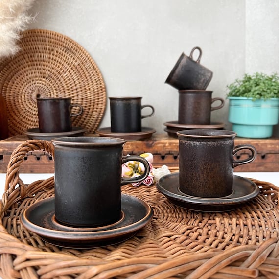 ARABIA アラビア RUSUKA ルスカ ティー カップ & ソーサー 2客 ARABIA