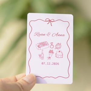 Livre d'or de mariage personnalisé Cartes à jouer, Alternative au livre d'or de mariage, Livre de signatures de mariage personnalisé, Cadeaux nuptiales de douche
