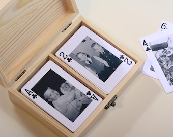 Custom Photo Playing Cards: Personalized Family Gift