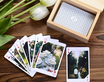 Custom Photo Playing Cards: Personalized Couple Gift