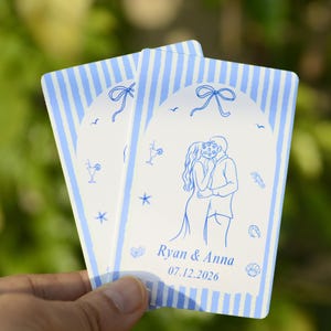 Custom Wedding Guest Book Playing Cards| Wedding Guest Book Alternative| Blank Playing Cards| Hand drawn wedding  Cards| Party Favors