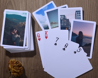 Custom Photo Playing Cards: Personalized Wedding Guest Book Alternative