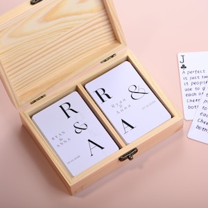 Custom Wedding Guest Book Alternative: Playing Cards Guestbook