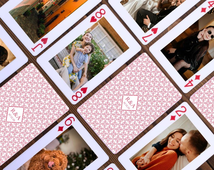 Custom Photo Playing Cards: Personalized Anniversary/Christmas/Friend's Birthday Gift