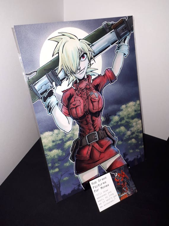 Hellsing Alucard Vampire Anime Poster – My Hot Posters