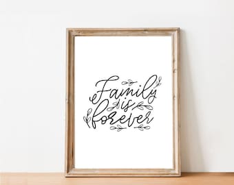 Family quotes wall | Etsy
