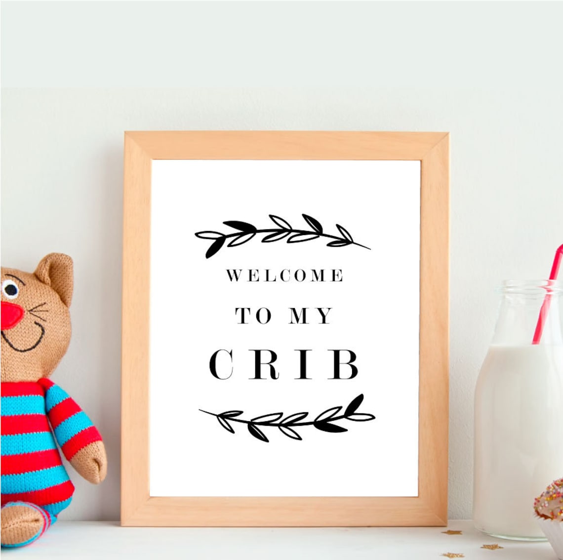 To My Crib PrintAbove The Crib Wall DecorNursery Etsy