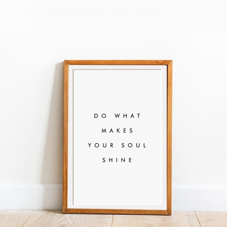 Minimalist Quote Print Minimalist Wall Decor Printable Etsy