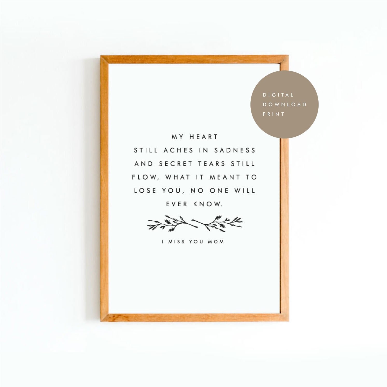 Deuil De La Perte De La Mere Deces De Maman Citations De Etsy France Deuil De La Perte De La Mere Deces De Maman Citations De Etsy France