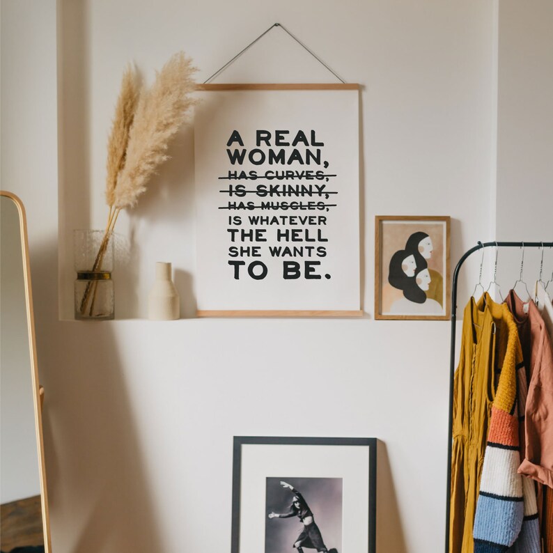 Strong Woman Print Printable Wall Art Strong Women Strong Etsy