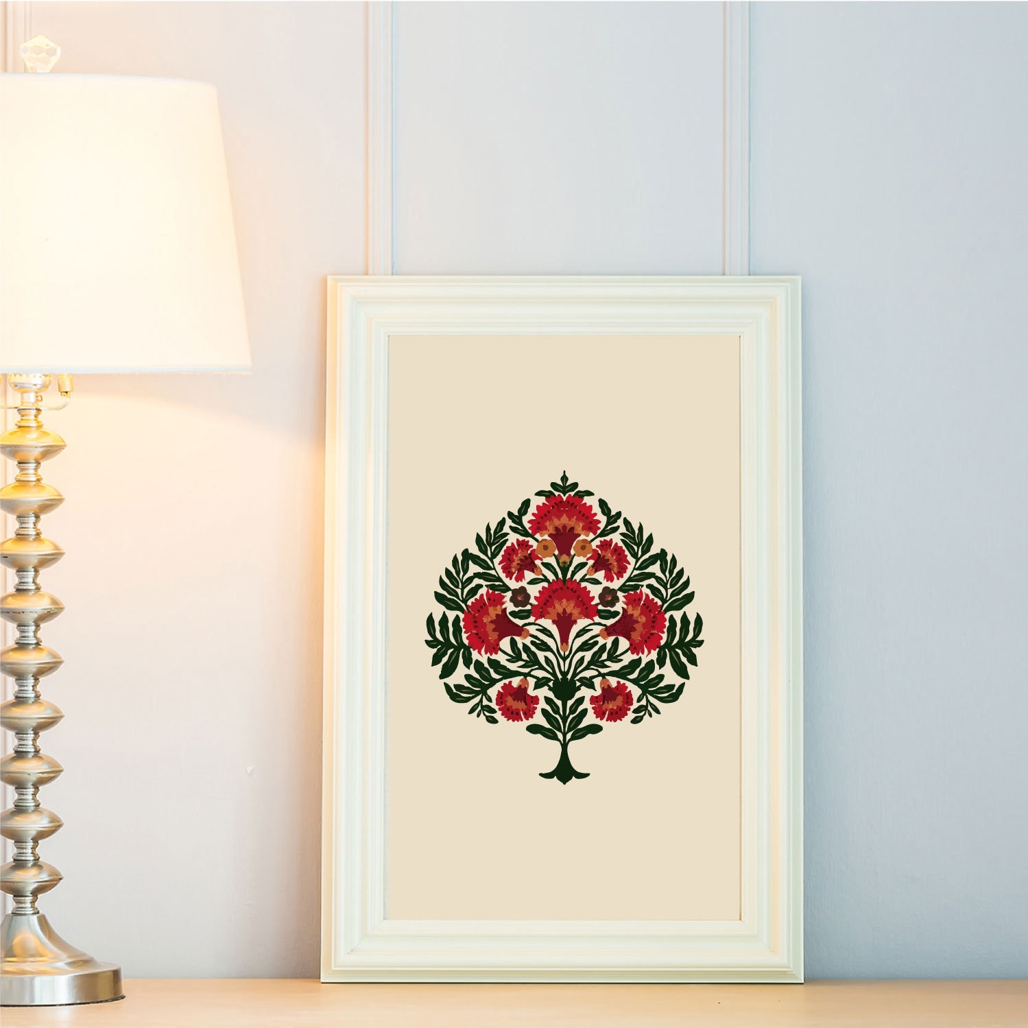 Boho Wall Decor Folk Art Printable Wall Art Bohemian Decor Etsy