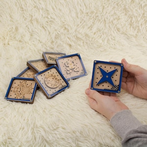 Wooden Balance Maze: Star Game Fidget Toy for Stress Relief