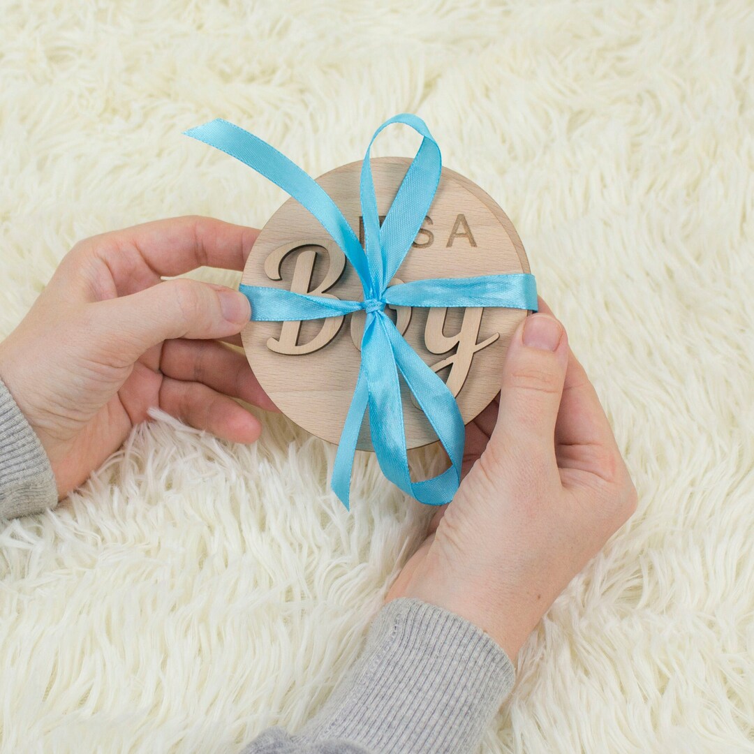 Its a Girl Announcement Sign, Its a Boy Gender Announcement, Birth ...