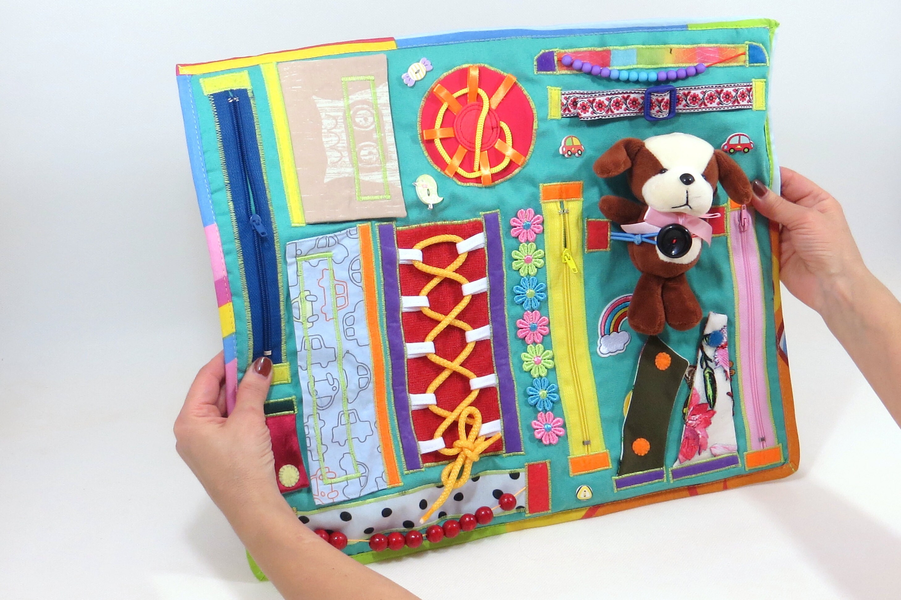 Activity Sensory Busy Blanket Toddler Educational Elderly Etsy