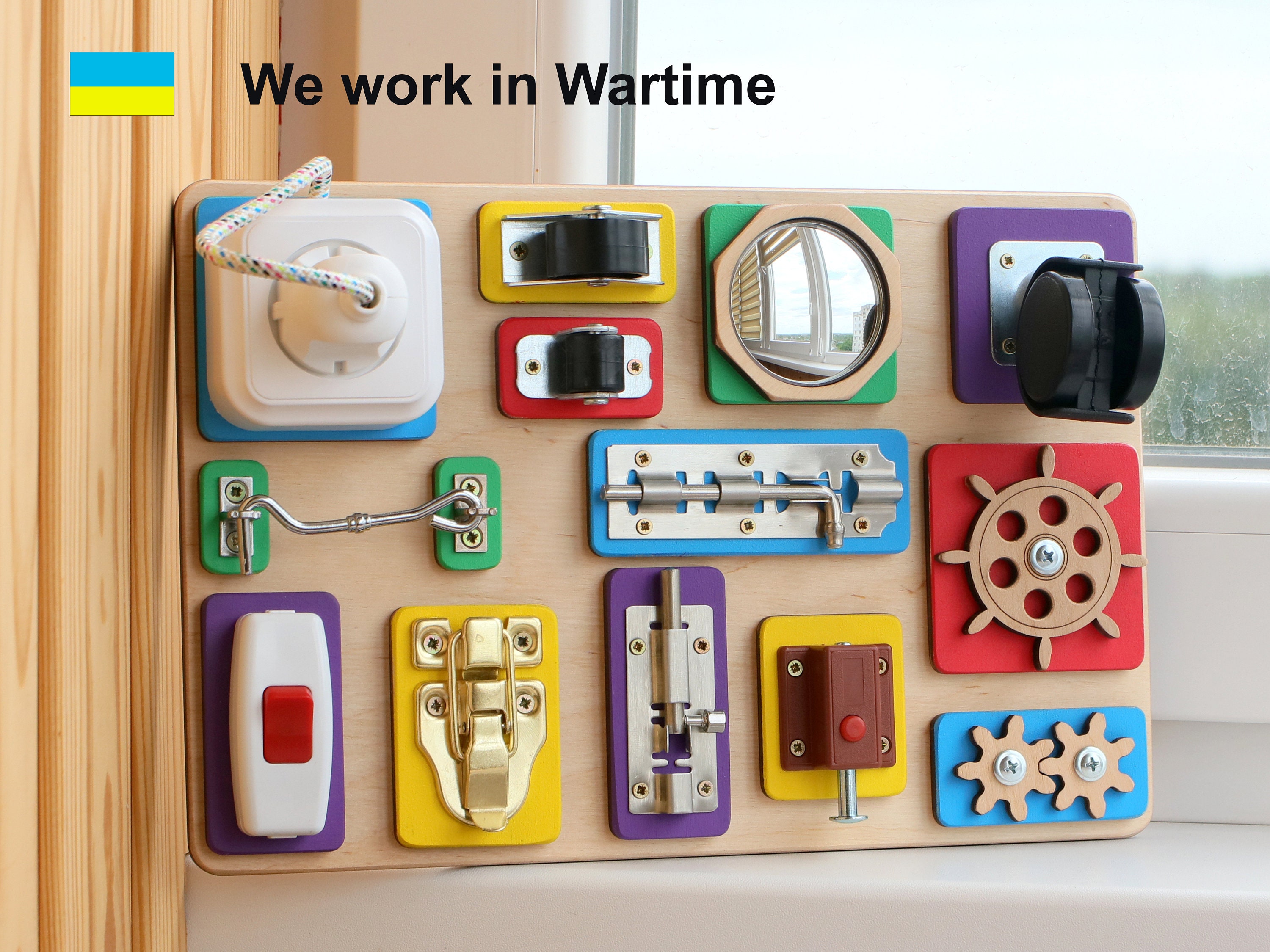 Toys Learning & School Activity and Therapy Fidget Board for Dementia