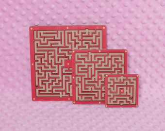 Interactive Maze Toy for Kids, Wooden Concentration & Focus Game