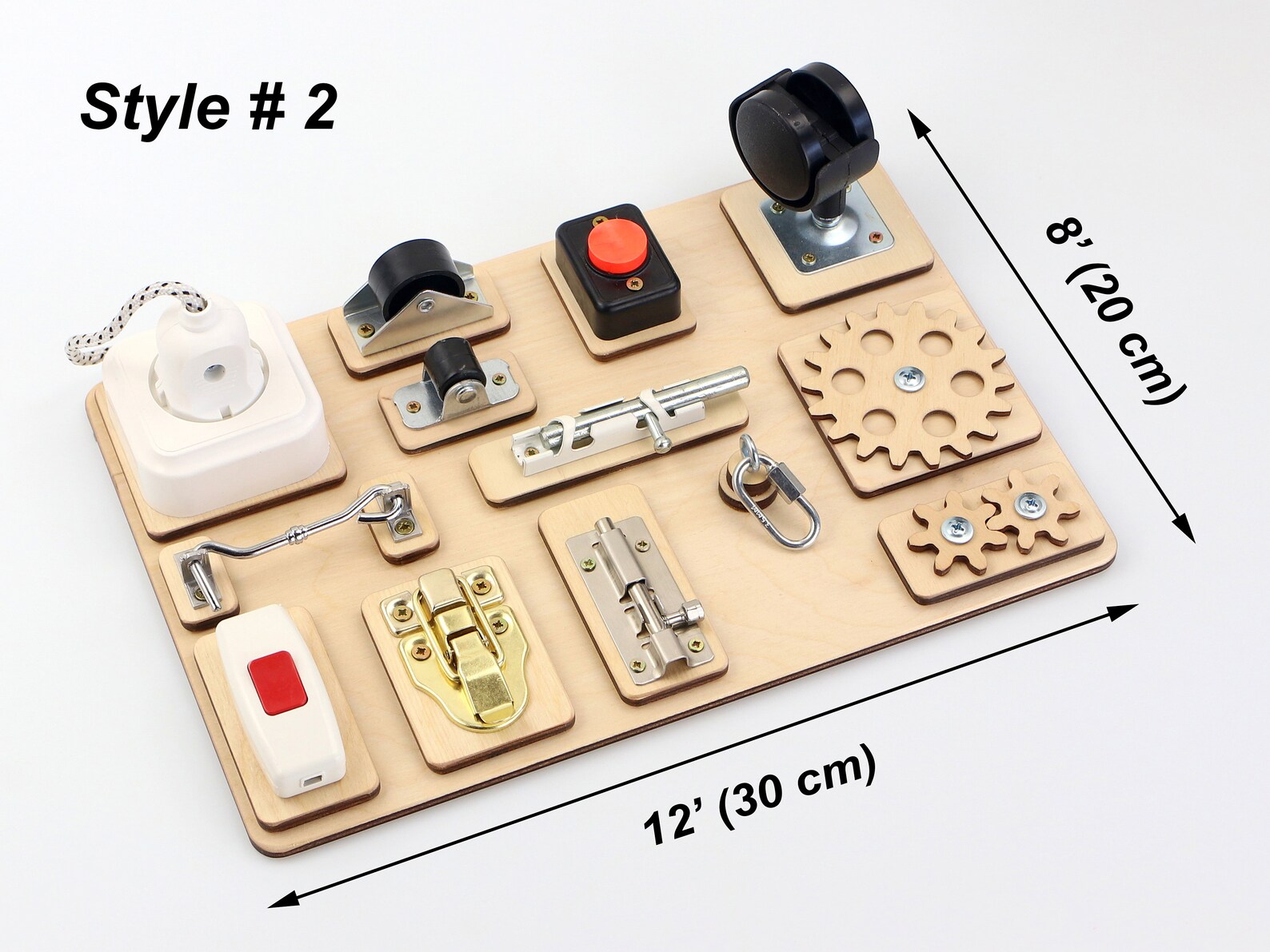 Adult Fidget Board Dementia Board Sensory Toys Adult Etsy
