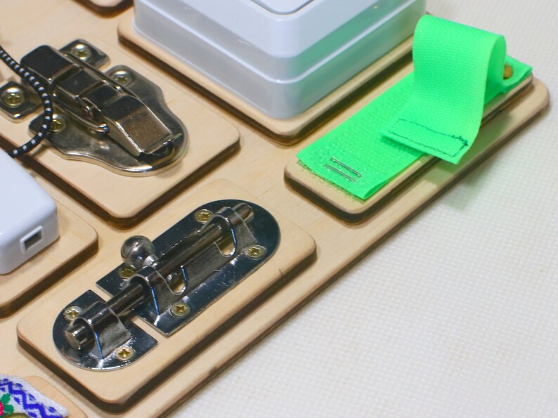 Educational Toys Toddler Busy Board Montessori Materials image 7