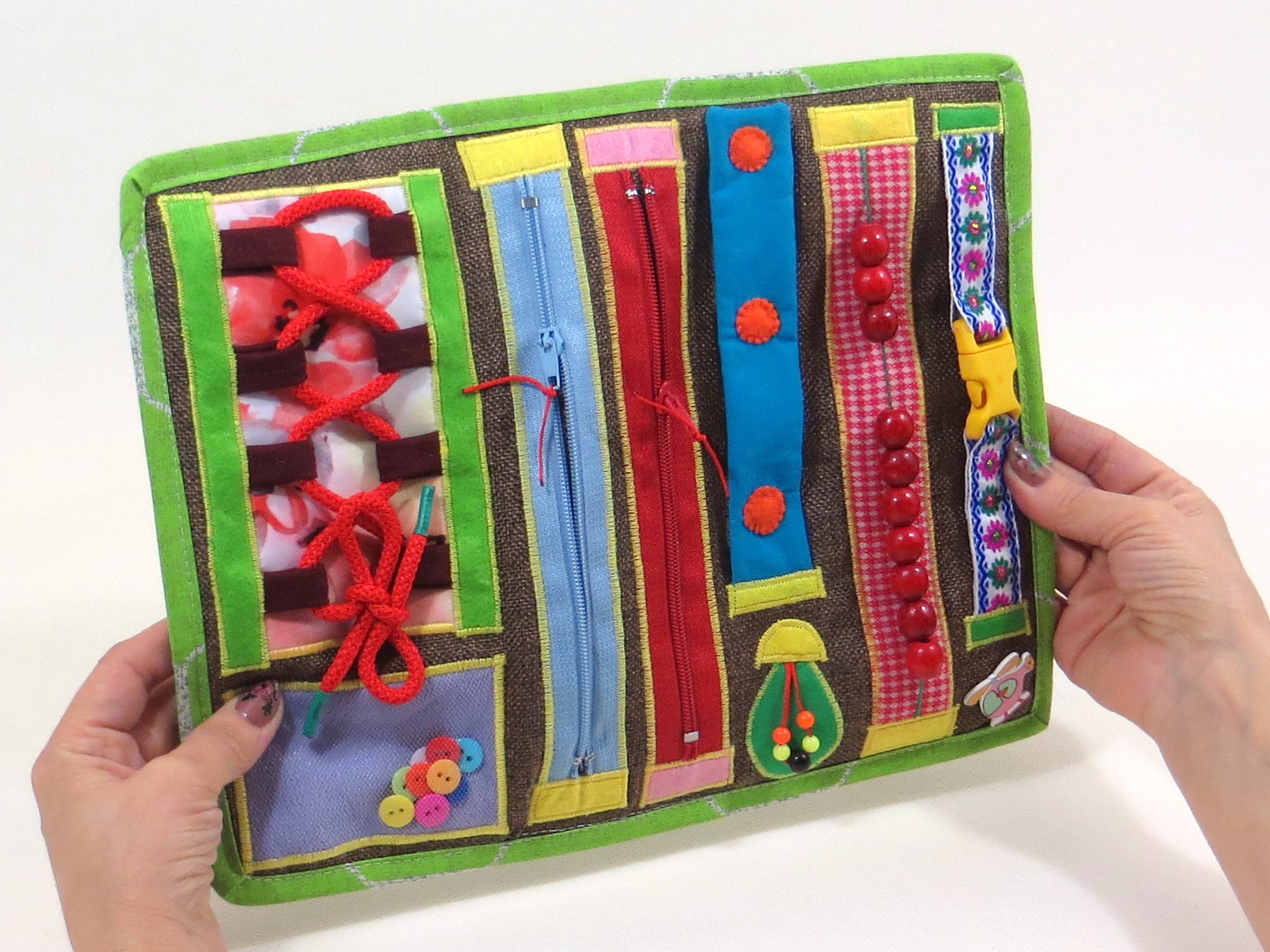 Fidget Memory Blanket Quilt Alzheimer Sensory Dementia Autism Etsy