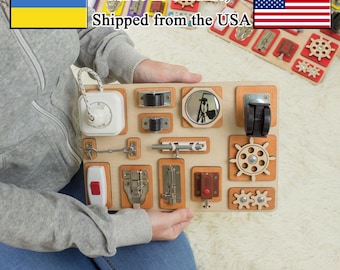 Adult Sensory Dementia Board, ASMR Fidget Busy Board, Gifts for Elderly with Alzheimer’s