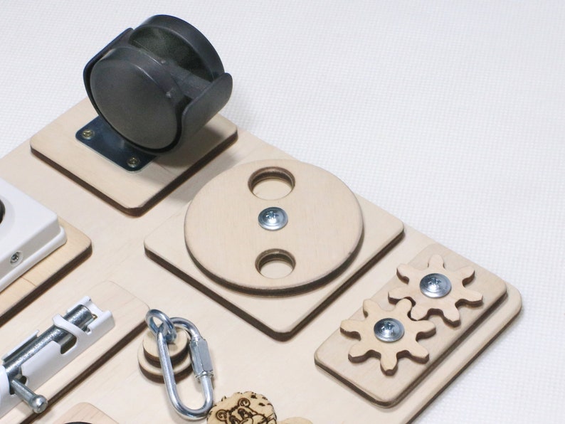 Adult Sensory Wood Board Activity Board Autism Memory Comfort Etsy