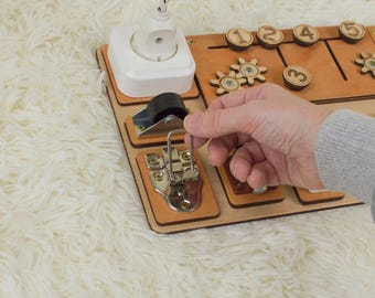 Dementia Fidget Board, Adult Sensory Board, Games for Dementia Seniors and Alzheimer