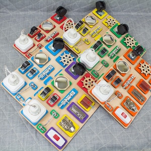 Adult Sensory Boards for Dementia, Busy Board for Seniors, Alzheimer&#39;s Activity Toy
