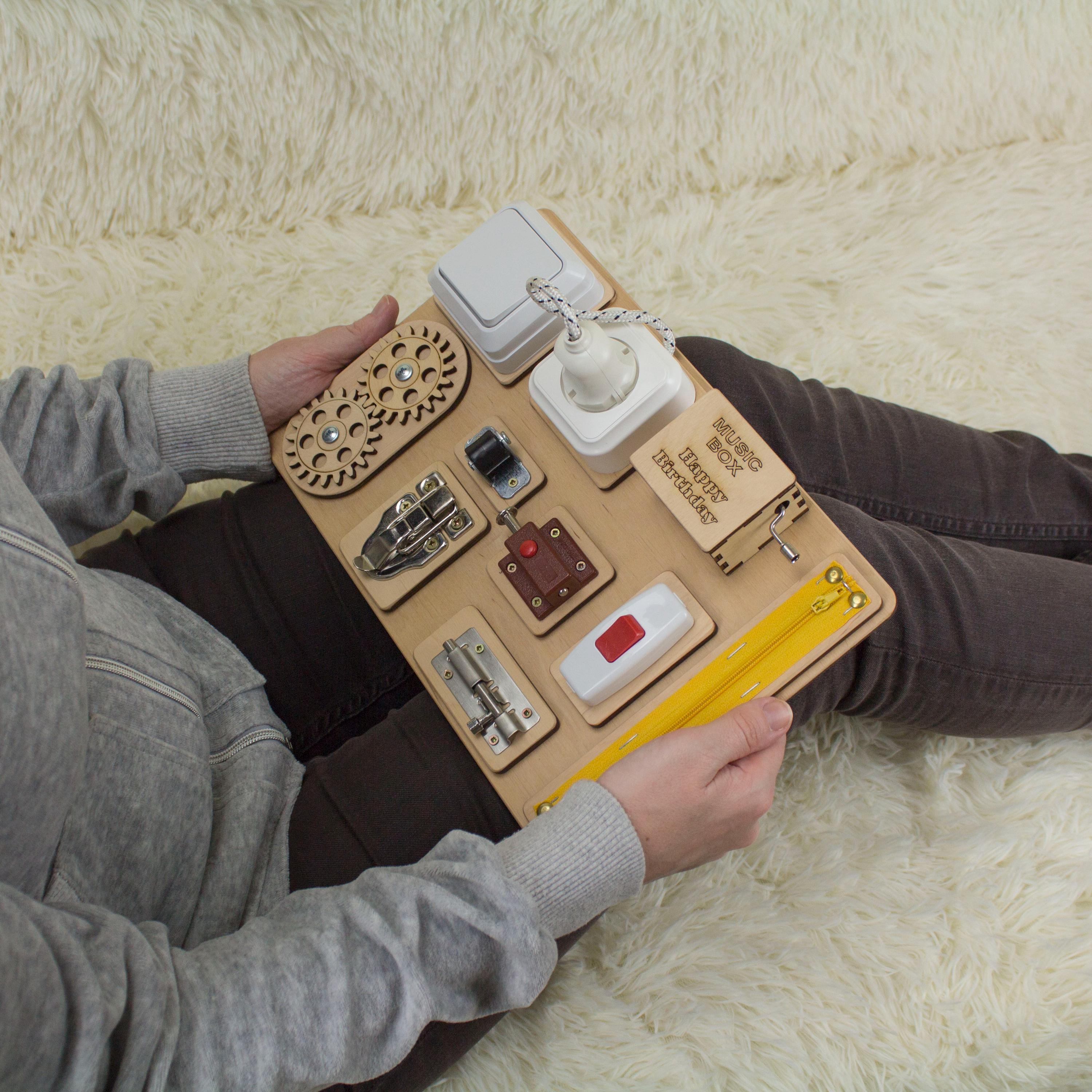 Générateur De Son De Pluie Sensoriel - Jouet éducatif En Bois Et Plastique - Pour Bébé, Tableau D'activités - 3