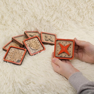 Montessori Wooden Marble Balance Toy: Fine Motor Skill Game