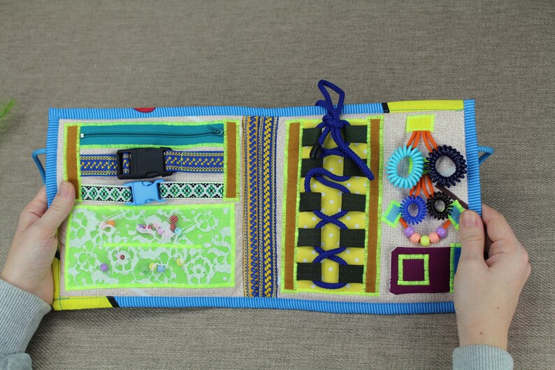 Dementia Activities Fidget Book for Dementia Adult Sensory - Etsy UK