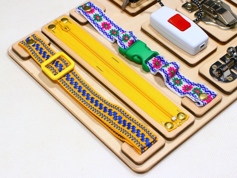 Educational Toys Toddler Busy Board Montessori Materials image 4