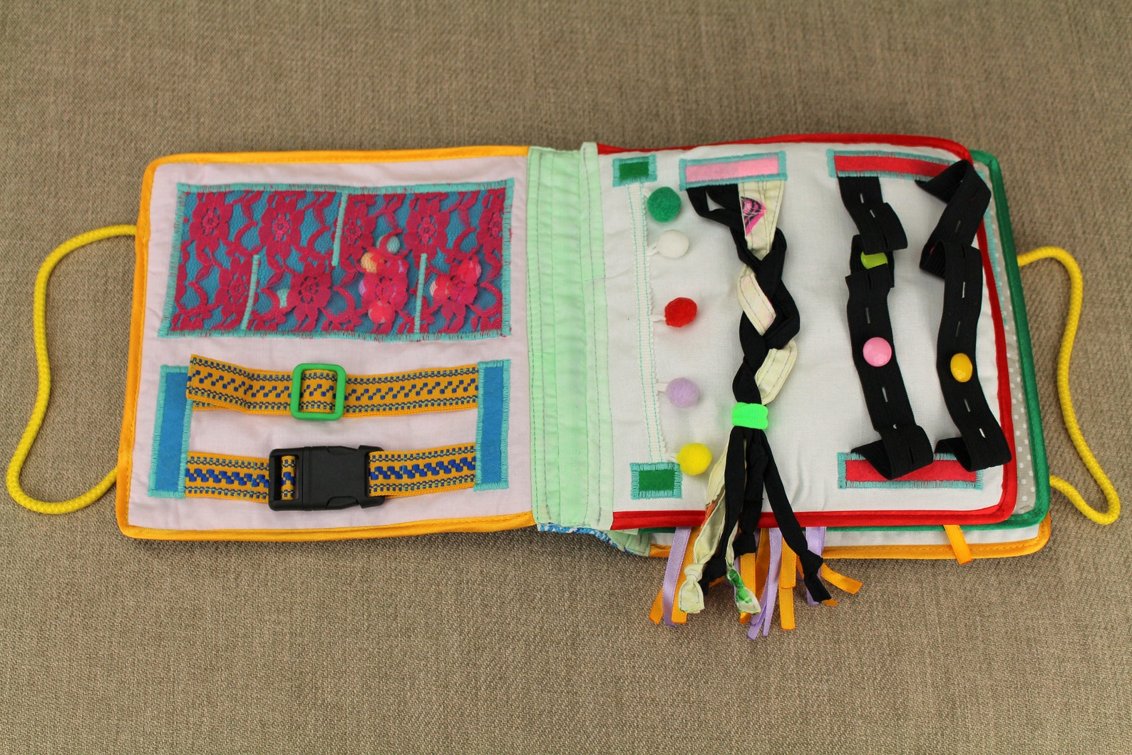 Busy Sensory Quiet Book Dementia Activity Book Memory Etsy