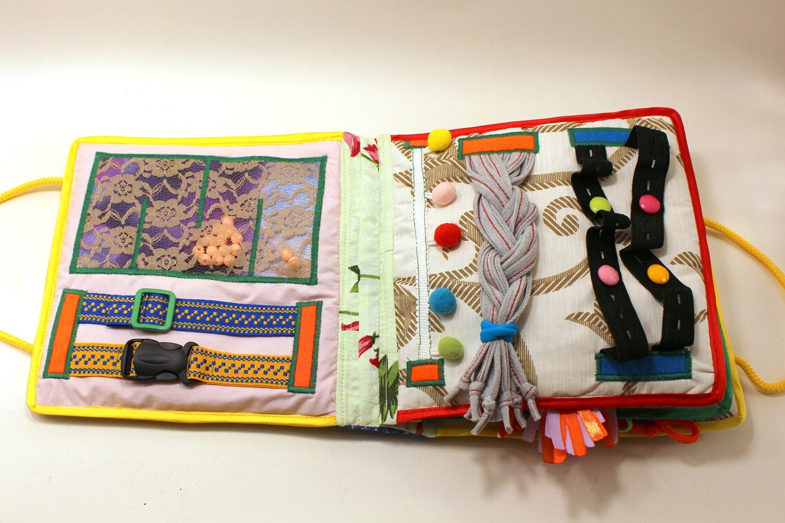 Busy Sensory Quiet Book Dementia Activity Book Memory Etsy